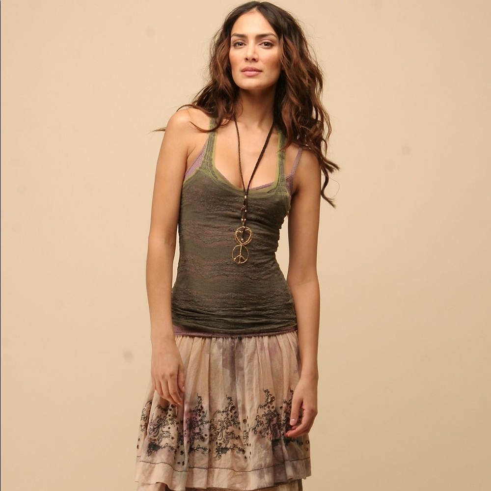 Free People VERY ROMANTIC! Skirt L